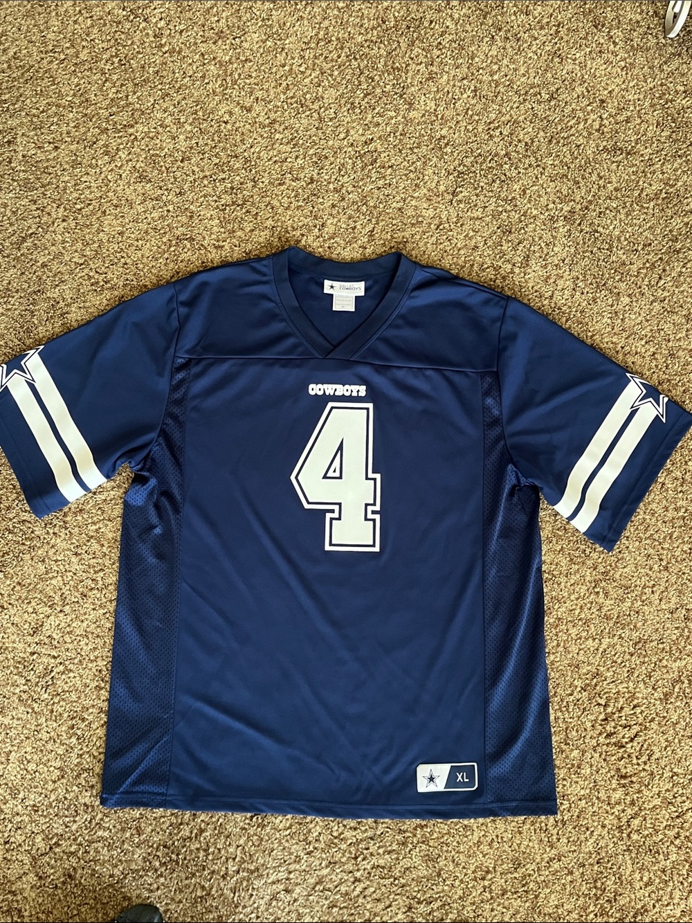 Dallas Cowboys Prescott #4 Jersey Men’s Size XL